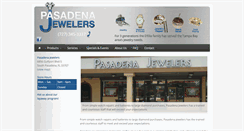 Desktop Screenshot of pasadenajewelers.com